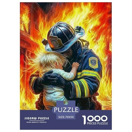 Puzzles Für Erwachsene 1000 Teile Feuerwehrmann Pädagogisches Spiel Flying Hero Geschenke Für Männer Für Erwachsene Kinder 70x50cm Puzzles Für Erwachsene 1000 Teile Feuerwehrmann Pädagogisches Spiel Flying Hero Geschenke Für Männer Für Erwachsene Kinder 70x50cm von TZOVPCDFA