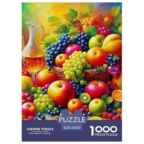 Puzzles Für Erwachsene 1000 Teile FrüchteLernspiel Food Theme Geschenke Für Damen Für Erwachsene Und Kinder Ab 14 Jahren 70x50cm/1000pcs von TZOVPCDFA