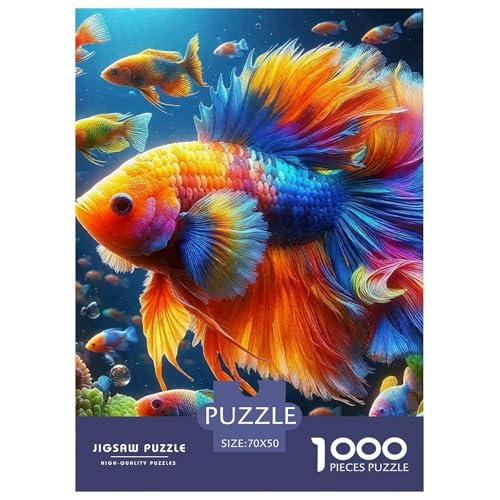 Puzzles Für Erwachsene 1000 Teile Goldfisch Pädagogisches Spiel Animal Theme Für Familie Freunde Für Erwachsene Kinder 70x50cm Puzzles Für Erwachsene 1000 Teile Goldfisch Pädagogisches Spiel Animal Theme Für Familie Freunde Für Erwachsene Kinder 70x50cm von TZOVPCDFA