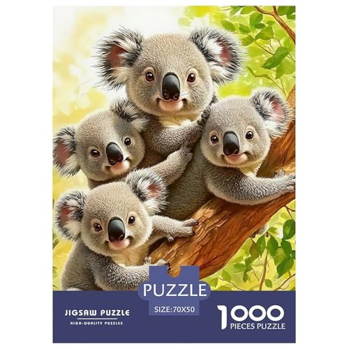 Puzzles Für Erwachsene 1000 Teile Koala Pädagogisches Spiel Animal Theme Für Familie Freunde Für Erwachsene Kinder 70x50cm Puzzles Für Erwachsene 1000 Teile Koala Pädagogisches Spiel Animal Theme Für Familie Freunde Für Erwachsene Kinder 70x50cm von TZOVPCDFA