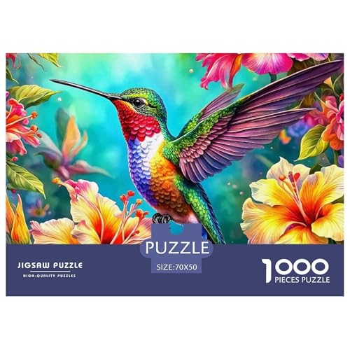 Puzzles Für Erwachsene 1000 Teile Kolibri Pädagogisches Spiel Animal Theme Geschenke Für Damen Für Erwachsene Kinder 70x50cm Puzzles Für Erwachsene 1000 Teile Kolibri Pädagogisches Spiel Animal Theme Geschenke Für Damen Für Erwachsene Kinder 70x50cm von TZOVPCDFA