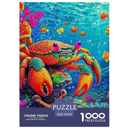 Puzzles Für Erwachsene 1000 Teile Krabben Pädagogisches Spiel Animal Theme Geschenke Für Damen Für Erwachsene Kinder 70x50cm Puzzles Für Erwachsene 1000 Teile Krabben Pädagogisches Spiel Animal Theme Geschenke Für Damen Für Erwachsene Kinder 70x50cm von TZOVPCDFA
