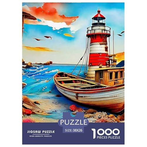 Puzzles Für Erwachsene 1000 Teile LeuchtturmHerausforderung Spielzeug KüstenlandschaftTheme Geschenke Für Damen Für Erwachsene Und Kinder Ab 14 Jahren 38x26cm/1000pcs Puzzles Für Erwachsene 1000 Teile LeuchtturmHerausforderung Spielzeug KüstenlandschaftTheme Geschenke Für Damen Für Erwachsene Und Kinder Ab 14 Jahren 38x26cm/1000pcs von TZOVPCDFA