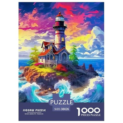 Puzzles Für Erwachsene 1000 Teile LeuchtturmLernspiel KüstenlandschaftTheme Geschenke Für Damen Für Erwachsene Und Kinder Ab 14 Jahren 38x26cm/1000pcs Puzzles Für Erwachsene 1000 Teile LeuchtturmLernspiel KüstenlandschaftTheme Geschenke Für Damen Für Erwachsene Und Kinder Ab 14 Jahren 38x26cm/1000pcs von TZOVPCDFA