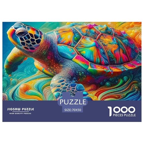 Puzzles Für Erwachsene 1000 Teile Meeresschildkröte Pädagogisches Spiel Marine Animal Theme Geschenke Für Männer Für Erwachsene Kinder 70x50cm von TZOVPCDFA