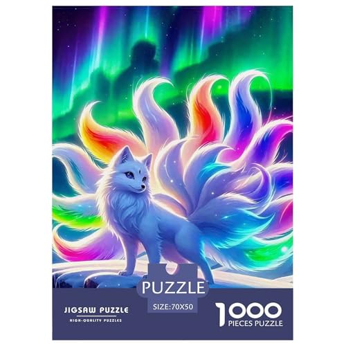 Puzzles Für Erwachsene 1000 Teile Nine-Tailed FoxLernspiel Fantasy Animal Theme Geschenke Für Männer Für Erwachsene Kinder 70x50cm/1000pcs Puzzles Für Erwachsene 1000 Teile Nine-Tailed FoxLernspiel Fantasy Animal Theme Geschenke Für Männer Für Erwachsene Kinder 70x50cm/1000pcs von TZOVPCDFA