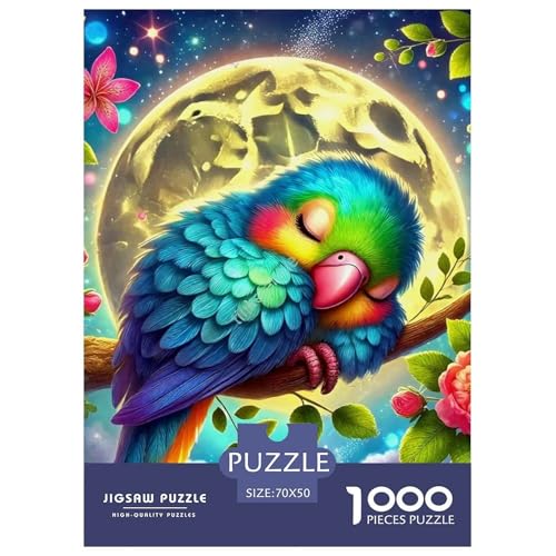 Puzzles Für Erwachsene 1000 Teile Papagei Puzzlespiele Animal Theme Geschenke Für Männer Für Erwachsene Und Kinder Ab 14 Jahren 70x50cm von TZOVPCDFA