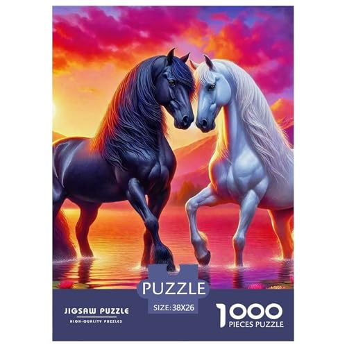 Puzzles Für Erwachsene 1000 Teile PferdLernspiel Animal Theme Geschenke Für Damen Für Erwachsene Kinder 38x26cm/1000pcs Puzzles Für Erwachsene 1000 Teile PferdLernspiel Animal Theme Geschenke Für Damen Für Erwachsene Kinder 38x26cm/1000pcs von TZOVPCDFA