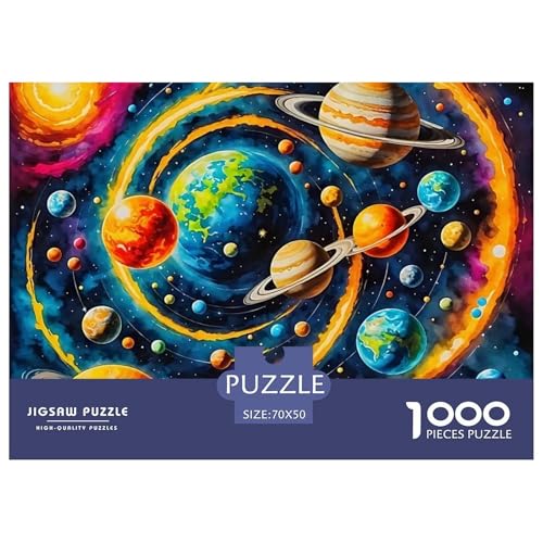 Puzzles Für Erwachsene 1000 Teile Planeten Pädagogisches Spiel Universe Theme Geschenke Für Männer Für Erwachsene Kinder 70x50cm Puzzles Für Erwachsene 1000 Teile Planeten Pädagogisches Spiel Universe Theme Geschenke Für Männer Für Erwachsene Kinder 70x50cm von TZOVPCDFA
