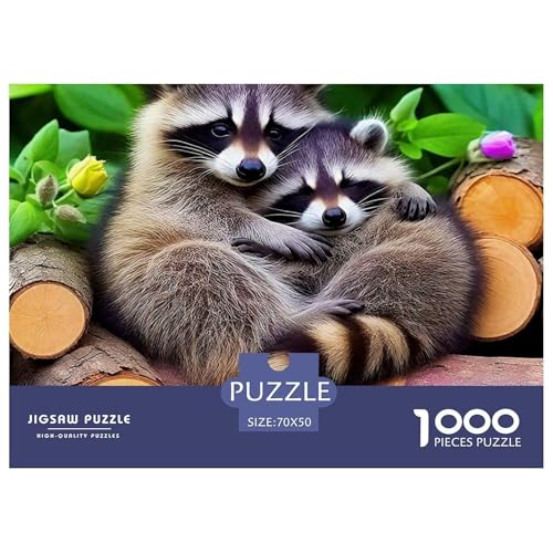 Puzzles Für Erwachsene 1000 Teile Raccoon Puzzlespiele Wildlife Theme Für Familie Freunde Für Erwachsene Und Kinder Ab 14 Jahren 70x50cm Puzzles Für Erwachsene 1000 Teile Raccoon Puzzlespiele Wildlife Theme Für Familie Freunde Für Erwachsene Und Kinder Ab 14 Jahren 70x50cm von TZOVPCDFA