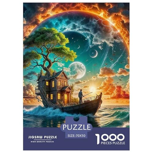 Puzzles Für Erwachsene 1000 Teile SegelbootLernspiel Nautical Theme Geschenke Für Damen Für Erwachsene Und Kinder Ab 14 Jahren 70x50cm/1000pcs von TZOVPCDFA