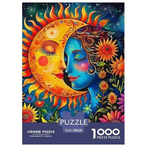 Puzzles Für Erwachsene 1000 Teile Sonne und MondHerausforderung Spielzeug Fantasy Art Theme Geschenke Für Männer Für Erwachsene Und Kinder Ab 14 Jahren 38x26cm/1000pcs Puzzles Für Erwachsene 1000 Teile Sonne und MondHerausforderung Spielzeug Fantasy Art Theme Geschenke Für Männer Für Erwachsene Und Kinder Ab 14 Jahren 38x26cm/1000pcs von TZOVPCDFA