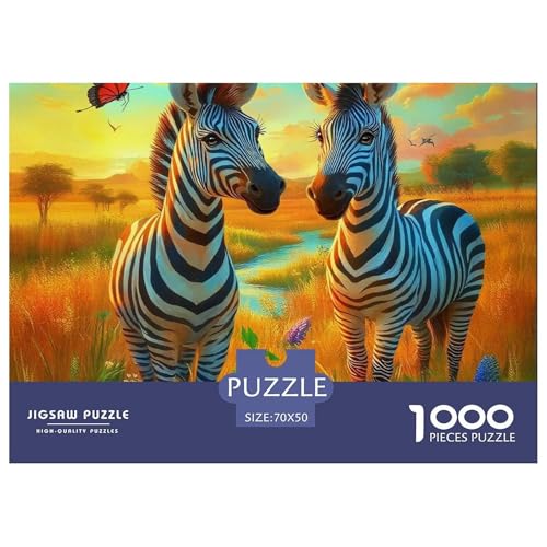 Puzzles Für Erwachsene 1000 Teile Zebra Pädagogisches Spiel African Animal Theme Geschenke Für Männer Für Erwachsene Kinder 70x50cm Puzzles Für Erwachsene 1000 Teile Zebra Pädagogisches Spiel African Animal Theme Geschenke Für Männer Für Erwachsene Kinder 70x50cm von TZOVPCDFA