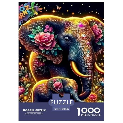 Puzzles Für Erwachsene 1000 Teilige ElefantenLernspiel Animal Theme Geschenke Für Damen Für Erwachsene Und Kinder Ab 14 Jahren 38x26cm/1000pcs Puzzles Für Erwachsene 1000 Teilige ElefantenLernspiel Animal Theme Geschenke Für Damen Für Erwachsene Und Kinder Ab 14 Jahren 38x26cm/1000pcs von TZOVPCDFA