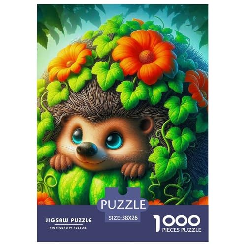 Puzzles Für Erwachsene 1000 Teilige HedgehogLernspiel Cute Animal Theme Geschenke Für Damen Für Erwachsene Und Kinder Ab 14 Jahren 38x26cm/1000pcs Puzzles Für Erwachsene 1000 Teilige HedgehogLernspiel Cute Animal Theme Geschenke Für Damen Für Erwachsene Und Kinder Ab 14 Jahren 38x26cm/1000pcs von TZOVPCDFA