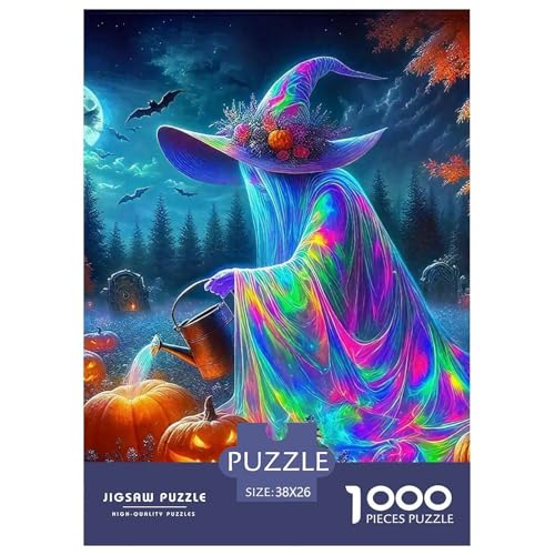 Puzzles Für Erwachsene 1000 Teilige HexePuzzlespiele Halloween Theme Geschenke Für Damen Für Erwachsene Kinder 38x26cm/1000pcs Puzzles Für Erwachsene 1000 Teilige HexePuzzlespiele Halloween Theme Geschenke Für Damen Für Erwachsene Kinder 38x26cm/1000pcs von TZOVPCDFA