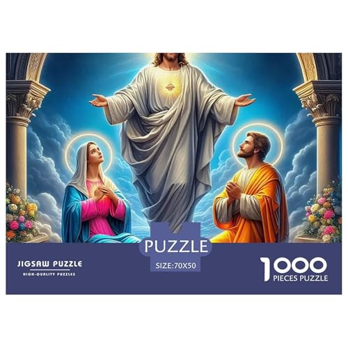 Puzzles Für Erwachsene 1000 Teilige Jesus Pädagogisches Spiel Retter Geschenke Für Damen Für Erwachsene Kinder 70x50cm Puzzles Für Erwachsene 1000 Teilige Jesus Pädagogisches Spiel Retter Geschenke Für Damen Für Erwachsene Kinder 70x50cm von TZOVPCDFA
