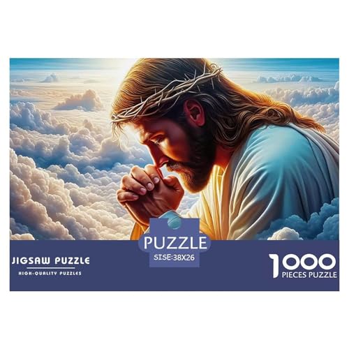 Puzzles Für Erwachsene 1000 Teilige Jesus Pädagogisches Spiel Retter Geschenke Für Männer Für Erwachsene Kinder 38x26cm Puzzles Für Erwachsene 1000 Teilige Jesus Pädagogisches Spiel Retter Geschenke Für Männer Für Erwachsene Kinder 38x26cm von TZOVPCDFA