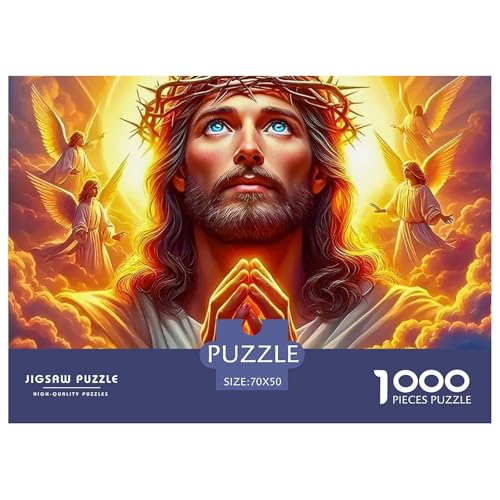 Puzzles Für Erwachsene 1000 Teilige JesusErwachsene Puzzles Pädagogisches Spiel RetterGeschenke Für Männer Für Erwachsene Kinder 70x50cm/1000pcs Puzzles Für Erwachsene 1000 Teilige JesusErwachsene Puzzles Pädagogisches Spiel RetterGeschenke Für Männer Für Erwachsene Kinder 70x50cm/1000pcs von TZOVPCDFA