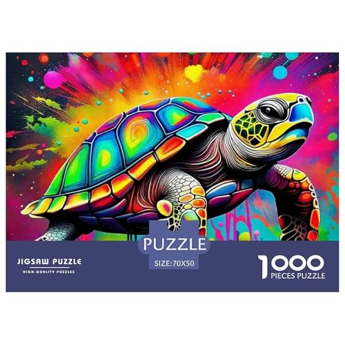 Puzzles Für Erwachsene 1000 Teilige MeeresschildkröteErwachsene Puzzles Pädagogisches Spiel Marine Animal Theme Geschenke Für Damen Für Erwachsene Und Kinder Ab 14 Jahren 70x50cm/1000pcs von TZOVPCDFA