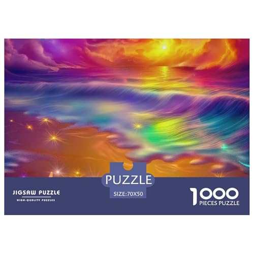 Puzzles Für Erwachsene 1000 Teilige StrandErwachsene Puzzles Pädagogisches Spiel Starfish Geschenke Für Damen Für Erwachsene Kinder 70x50cm/1000pcs von TZOVPCDFA