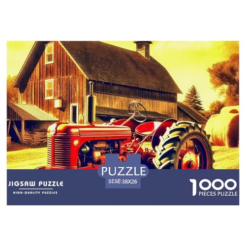 Puzzles Für Erwachsene 1000 Teilige TraktorPuzzlespiele Farm Theme Geschenke Für Damen Für Erwachsene Und Kinder Ab 14 Jahren 38x26cm/1000pcs von TZOVPCDFA