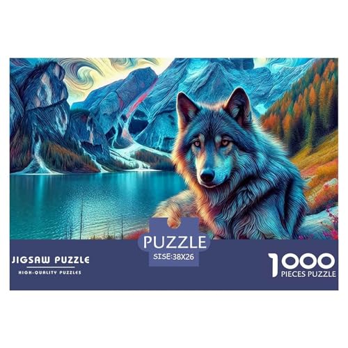 Puzzles Für Erwachsene 1000 Teilige WolfPuzzlespiele Wildlife Theme Geschenke Für Damen Für Erwachsene Und Kinder Ab 14 Jahren 38x26cm/1000pcs Puzzles Für Erwachsene 1000 Teilige WolfPuzzlespiele Wildlife Theme Geschenke Für Damen Für Erwachsene Und Kinder Ab 14 Jahren 38x26cm/1000pcs von TZOVPCDFA