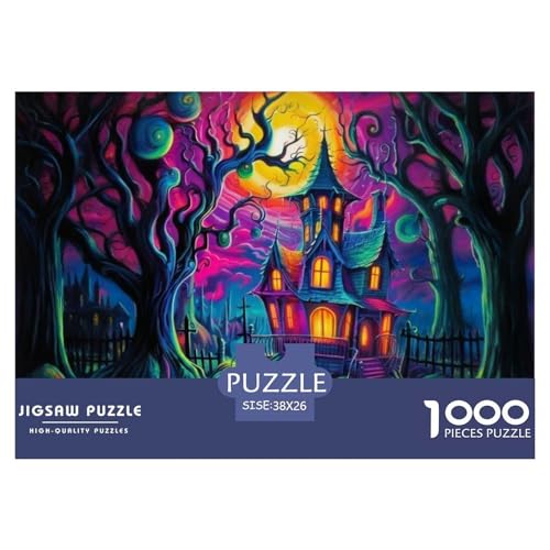 Puzzles Horror SchlossPuzzle 1000 Teile Erwachsene Rätsel Halloween Impossible Puzzles Home Dekoration Für Erwachsene Und Kinder 38x26cm/1000pcs Puzzles Horror SchlossPuzzle 1000 Teile Erwachsene Rätsel Halloween Impossible Puzzles Home Dekoration Für Erwachsene Und Kinder 38x26cm/1000pcs von TZOVPCDFA