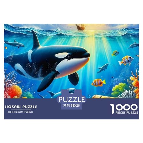 Puzzles Killerwal1000 Teile Erwachsene Animal Theme Klassische Geschenke Für Männer Und Damen Für Erwachsene Und Kinder Ab 14 Jahren 38x26cm/1000pcs von TZOVPCDFA