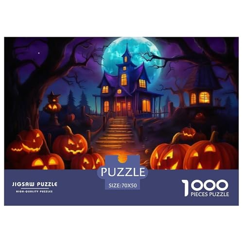 Puzzles Kürbis SchlossPuzzle 1000 Teile Erwachsene Rätsel Halloween Impossible Puzzles Geschenke Für Männer Und Damen Für Erwachsene Und Kinder 70x50cm/1000pcs Puzzles Kürbis SchlossPuzzle 1000 Teile Erwachsene Rätsel Halloween Impossible Puzzles Geschenke Für Männer Und Damen Für Erwachsene Und Kinder 70x50cm/1000pcs von TZOVPCDFA