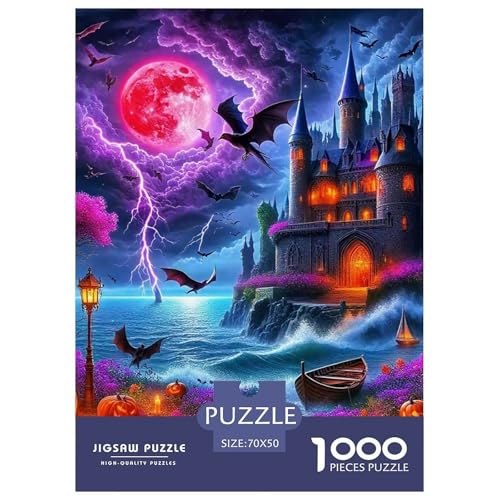 Puzzles Kürbis SchlossPuzzle 1000 Teile Erwachsene Rätsel Halloween Klassische Rätsel Home Dekoration Für Erwachsene Und Kinder 70x50cm/1000pcs Puzzles Kürbis SchlossPuzzle 1000 Teile Erwachsene Rätsel Halloween Klassische Rätsel Home Dekoration Für Erwachsene Und Kinder 70x50cm/1000pcs von TZOVPCDFA