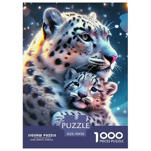 Puzzles Leopard1000 Teile Erwachsene Wildlife Theme Klassische Home Dekoration Für Erwachsene Und Kinder Ab 14 Jahren 70x50cm von TZOVPCDFA