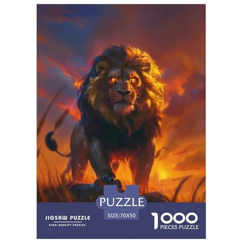 Puzzles Löwen1000 Teile Erwachsene Wildlife Theme Geschicklichkeitsspiel Für Die Ganze Familie Dekorieren Sie Für Erwachsene Und Kinder Ab 14 Jahren 70x50cm Puzzles Löwen1000 Teile Erwachsene Wildlife Theme Geschicklichkeitsspiel Für Die Ganze Familie Dekorieren Sie Für Erwachsene Und Kinder Ab 14 Jahren 70x50cm von TZOVPCDFA
