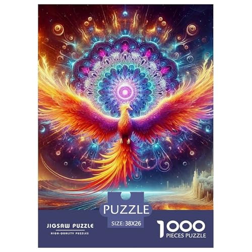 Puzzles Phoenix1000 Teile Erwachsene Rätsel Animal Theme Geschicklichkeitsspiel Für Die Ganze Familie Home Dekoration Für Erwachsene Und Kinder Ab 14 Jahren 38x26cm/1000pcs von TZOVPCDFA