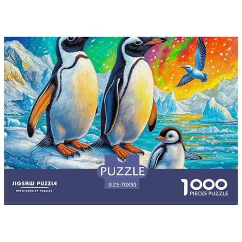 Puzzles Pinguin1000 Teile Puzzles Erwachsene Rätsel Cute Animals Klassische Rätsel Dekorieren Sie Puzzles Für Erwachsene Und Kinder Ab 14 Jahren 70x50cm/1000pcs von TZOVPCDFA