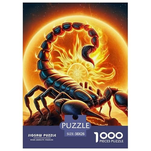 Puzzles Skorpion1000 Teile Erwachsene Animal Theme Geschicklichkeitsspiel Für Die Ganze Familie Home Dekoration Für Erwachsene Und Kinder Ab 14 Jahren 38x26cm Puzzles Skorpion1000 Teile Erwachsene Animal Theme Geschicklichkeitsspiel Für Die Ganze Familie Home Dekoration Für Erwachsene Und Kinder Ab 14 Jahren 38x26cm von TZOVPCDFA