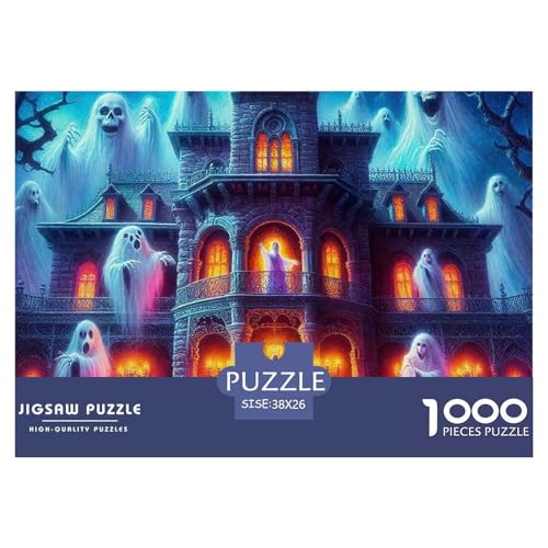 Puzzles Spooky SchlossPuzzle 1000 Teile Erwachsene Rätsel Halloween Klassische Rätsel Geschenke Für Männer Und Damen Für Erwachsene Und Kinder 38x26cm/1000pcs Puzzles Spooky SchlossPuzzle 1000 Teile Erwachsene Rätsel Halloween Klassische Rätsel Geschenke Für Männer Und Damen Für Erwachsene Und Kinder 38x26cm/1000pcs von TZOVPCDFA