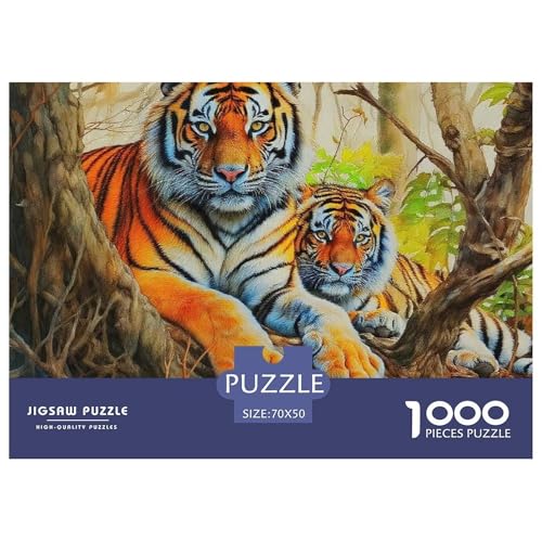 Puzzles Tiger1000 Teile Erwachsene Animal Theme Geschicklichkeitsspiel Für Die Ganze Familie Home Dekoration Für Erwachsene Und Kinder Ab 14 Jahren 70x50cm Puzzles Tiger1000 Teile Erwachsene Animal Theme Geschicklichkeitsspiel Für Die Ganze Familie Home Dekoration Für Erwachsene Und Kinder Ab 14 Jahren 70x50cm von TZOVPCDFA