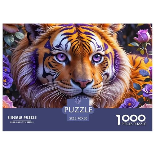 Puzzles Tiger1000 Teile Erwachsene Animal Theme Klassische Dekorieren Sie Puzzles Für Erwachsene Und Kinder Ab 14 Jahren 70x50cm von TZOVPCDFA