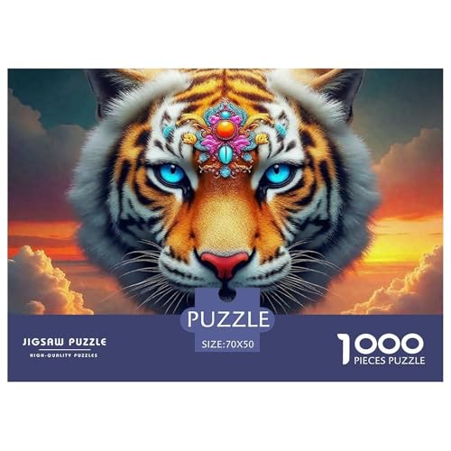 Puzzles Tiger1000 Teile Erwachsene Rätsel Animal Theme Geschicklichkeitsspiel Für Die Ganze Familie Home Dekoration Für Erwachsene Und Kinder Ab 14 Jahren 70x50cm Puzzles Tiger1000 Teile Erwachsene Rätsel Animal Theme Geschicklichkeitsspiel Für Die Ganze Familie Home Dekoration Für Erwachsene Und Kinder Ab 14 Jahren 70x50cm von TZOVPCDFA