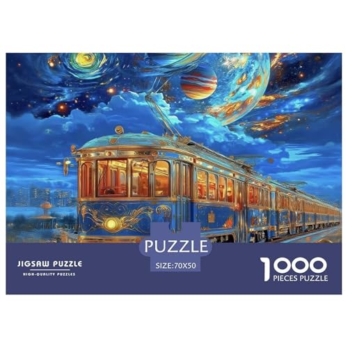Puzzles TraumzugPuzzle 1000 Teile Erwachsene Rätsel Cosmic Planet Impossible Puzzles Dekorieren Sie Puzzles Für Erwachsene Und Kinder 70x50cm/1000pcs von TZOVPCDFA