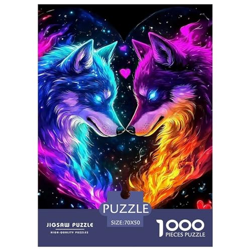 Puzzles Wolf1000 Teile Erwachsene Animal Theme Klassische Dekorieren Sie Puzzles Für Erwachsene Und Kinder Ab 14 Jahren 70x50cm Puzzles Wolf1000 Teile Erwachsene Animal Theme Klassische Dekorieren Sie Puzzles Für Erwachsene Und Kinder Ab 14 Jahren 70x50cm von TZOVPCDFA