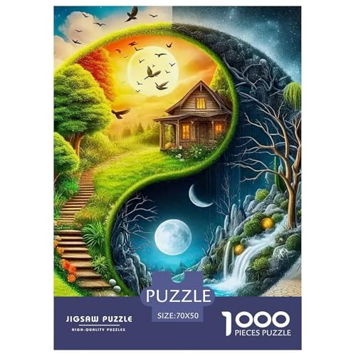 Puzzles Yin-yang1000 Teile Puzzles Erwachsene Rätsel Fantasy Style Geschicklichkeitsspiel Für Die Ganze Familie Home Dekoration Für Erwachsene Und Kinder 70x50cm/1000pcs Puzzles Yin-yang1000 Teile Puzzles Erwachsene Rätsel Fantasy Style Geschicklichkeitsspiel Für Die Ganze Familie Home Dekoration Für Erwachsene Und Kinder 70x50cm/1000pcs von TZOVPCDFA