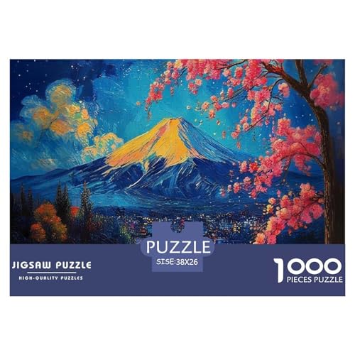 Rätsel Berg Fuji1000 Teile Erwachsene Natural Landscape Klassische Geschenke Für Männer Und Damen Für Erwachsene Und Kinder 38x26cm Rätsel Berg Fuji1000 Teile Erwachsene Natural Landscape Klassische Geschenke Für Männer Und Damen Für Erwachsene Und Kinder 38x26cm von TZOVPCDFA