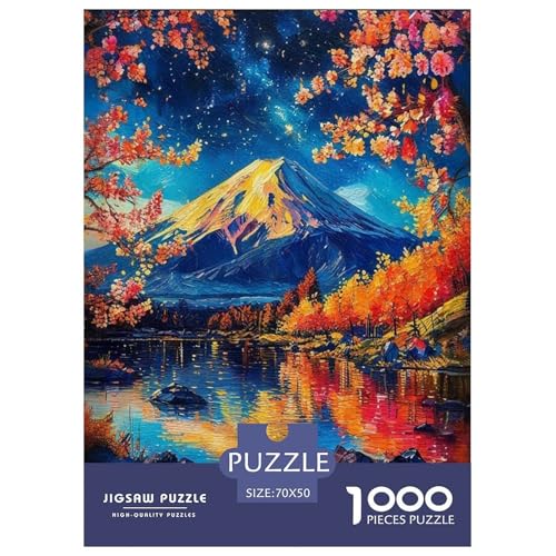 Rätsel Berg Fuji1000 Teile Erwachsene Rätsel Natural Landscape Impossible Puzzles Home Dekoration Für Erwachsene Und Kinder 70x50cm/1000pcs Rätsel Berg Fuji1000 Teile Erwachsene Rätsel Natural Landscape Impossible Puzzles Home Dekoration Für Erwachsene Und Kinder 70x50cm/1000pcs von TZOVPCDFA