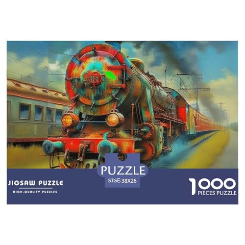 Rätsel Dampfzug1000 Teile Erwachsene Retro Train Klassische Home Dekoration Für Erwachsene Und Kinder Ab 14 Jahren 38x26cm Rätsel Dampfzug1000 Teile Erwachsene Retro Train Klassische Home Dekoration Für Erwachsene Und Kinder Ab 14 Jahren 38x26cm von TZOVPCDFA