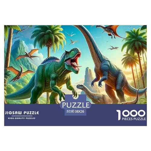 Rätsel Dinosaurier1000 Teile Erwachsene Jurassic Dinosaurs Klassische Home Dekoration Für Erwachsene Und Kinder Ab 14 Jahren 38x26cm Rätsel Dinosaurier1000 Teile Erwachsene Jurassic Dinosaurs Klassische Home Dekoration Für Erwachsene Und Kinder Ab 14 Jahren 38x26cm von TZOVPCDFA