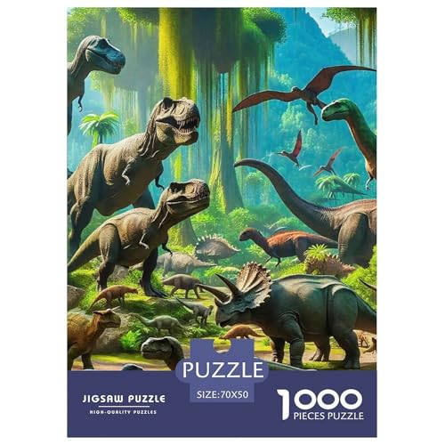 Rätsel Dinosaurier1000 Teile Puzzles Erwachsene Jurassic Dinosaurs Klassische Dekorieren Sie Für Erwachsene Und Kinder Ab 14 Jahren 70x50cm Rätsel Dinosaurier1000 Teile Puzzles Erwachsene Jurassic Dinosaurs Klassische Dekorieren Sie Für Erwachsene Und Kinder Ab 14 Jahren 70x50cm von TZOVPCDFA