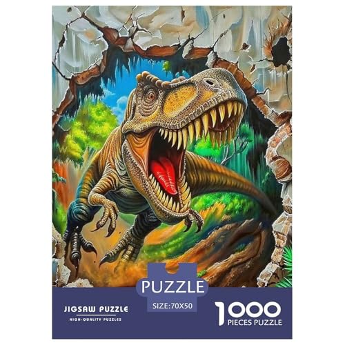 Rätsel Dinosaurier1000 Teile Puzzles Erwachsene Rätsel Jurassic Theme Geschicklichkeitsspiel Für Die Ganze Familie Geschenke Für Männer Und Damen Für Erwachsene Und Kinder Ab 14 Jahren 70x50cm/1000pcs von TZOVPCDFA