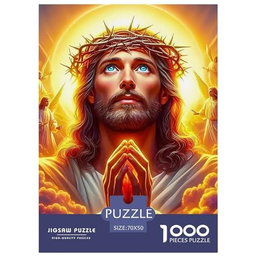 Rätsel Jesus1000 Teile Erwachsene Rätsel Savior Impossible Puzzles Home Dekoration Für Erwachsene Und Kinder 70x50cm/1000pcs von TZOVPCDFA